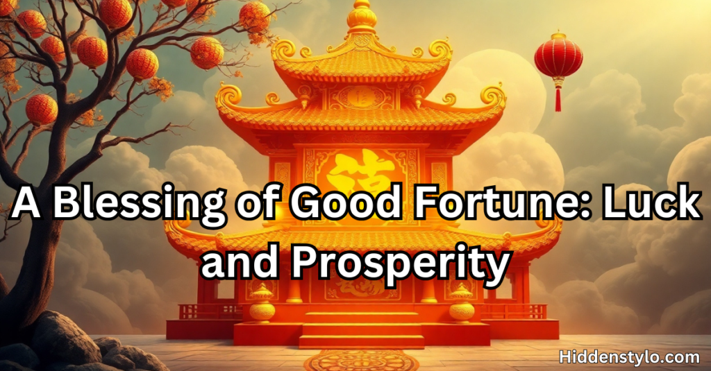 A Blessing of Good Fortune: Luck and Prosperity