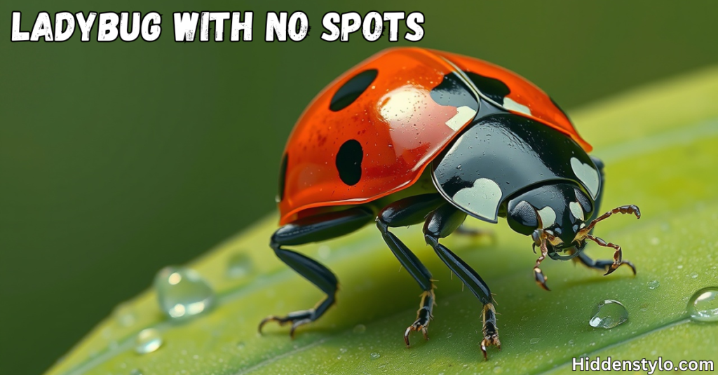  Ladybug With No Spots