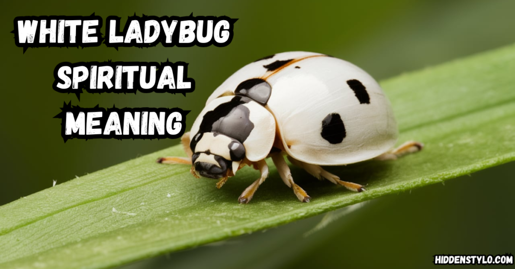 white ladybug spiritual meaning