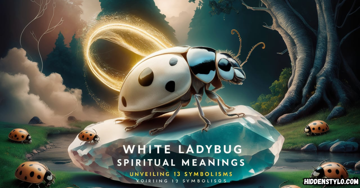 White Ladybug Spiritual Meanings Unveiling 13 Symbolisms