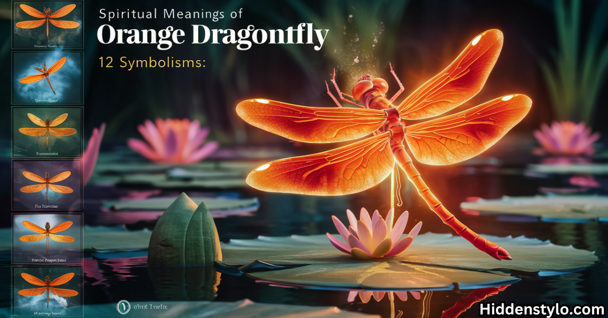 Spiritual Meanings of Orange Dragonfly meaning 12 Symbolisms