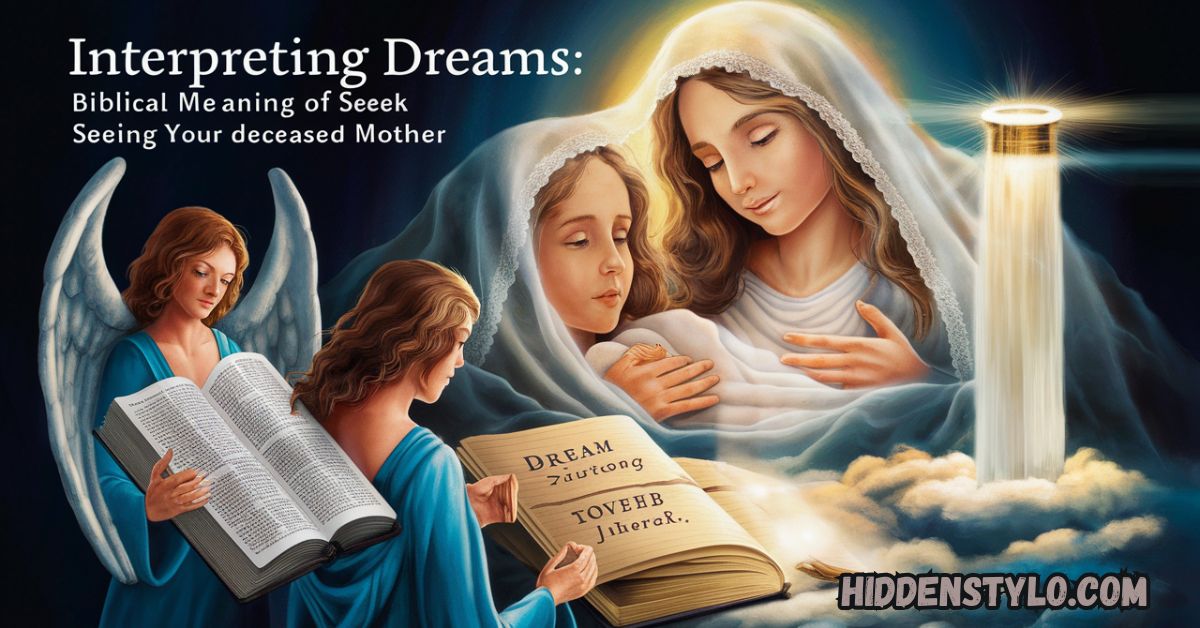 Interpreting Dreams Biblical Meaning of Seeing Your Deceased Mother