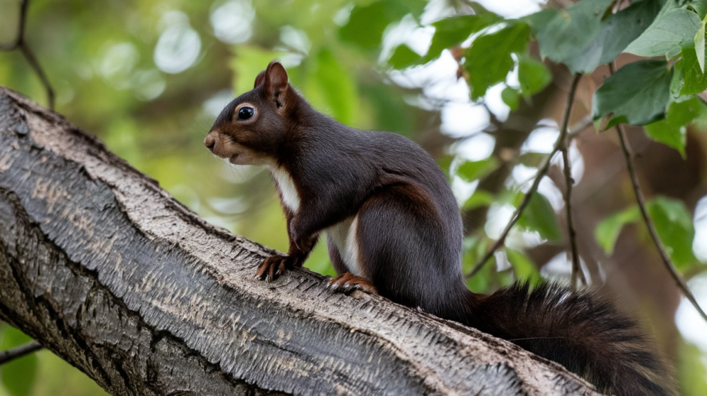 Black Squirrel in Dream Meaning