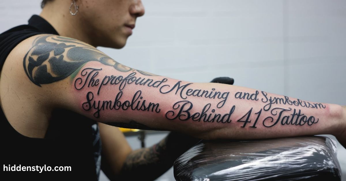 41 tattoo meaning