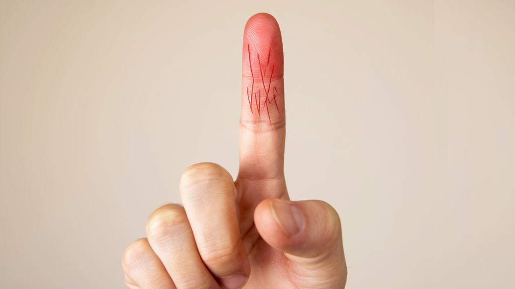 Interpreting the Spiritual Message of an Itching Middle Finger